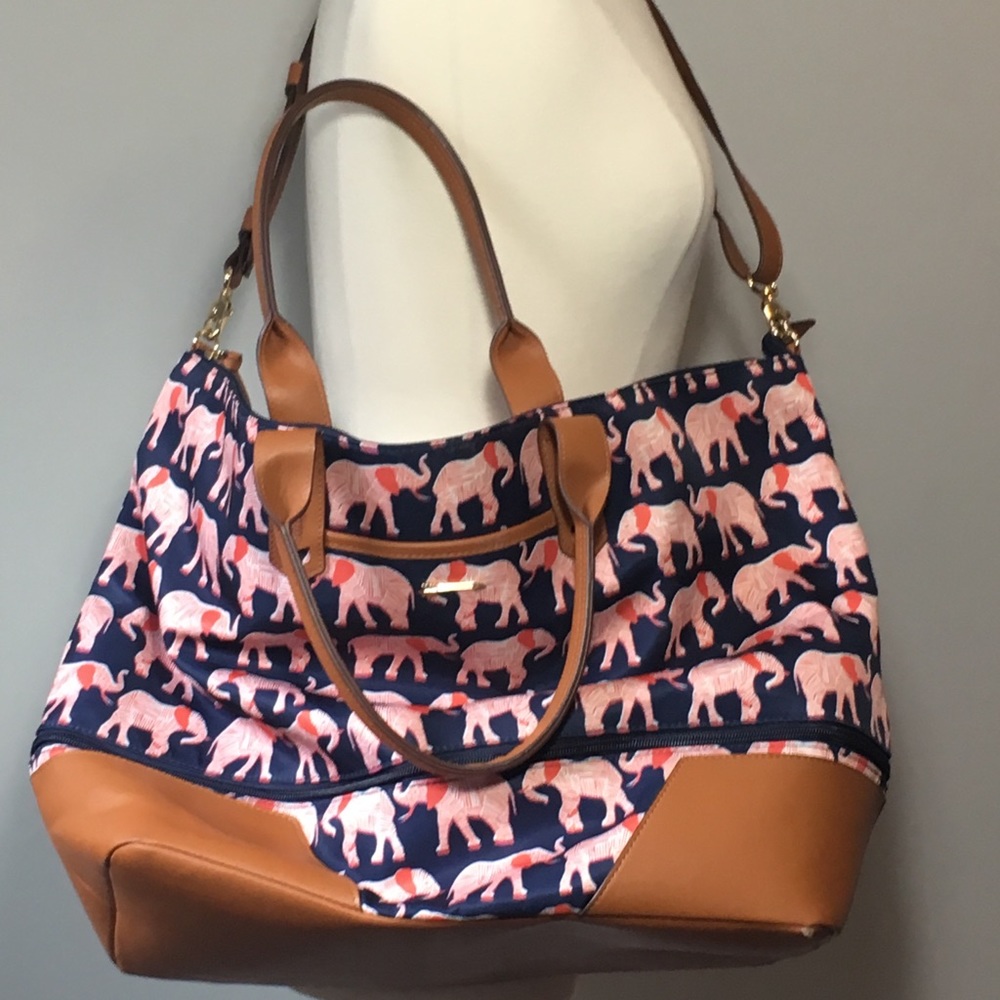 Stella and Dot Elephant weekend bag